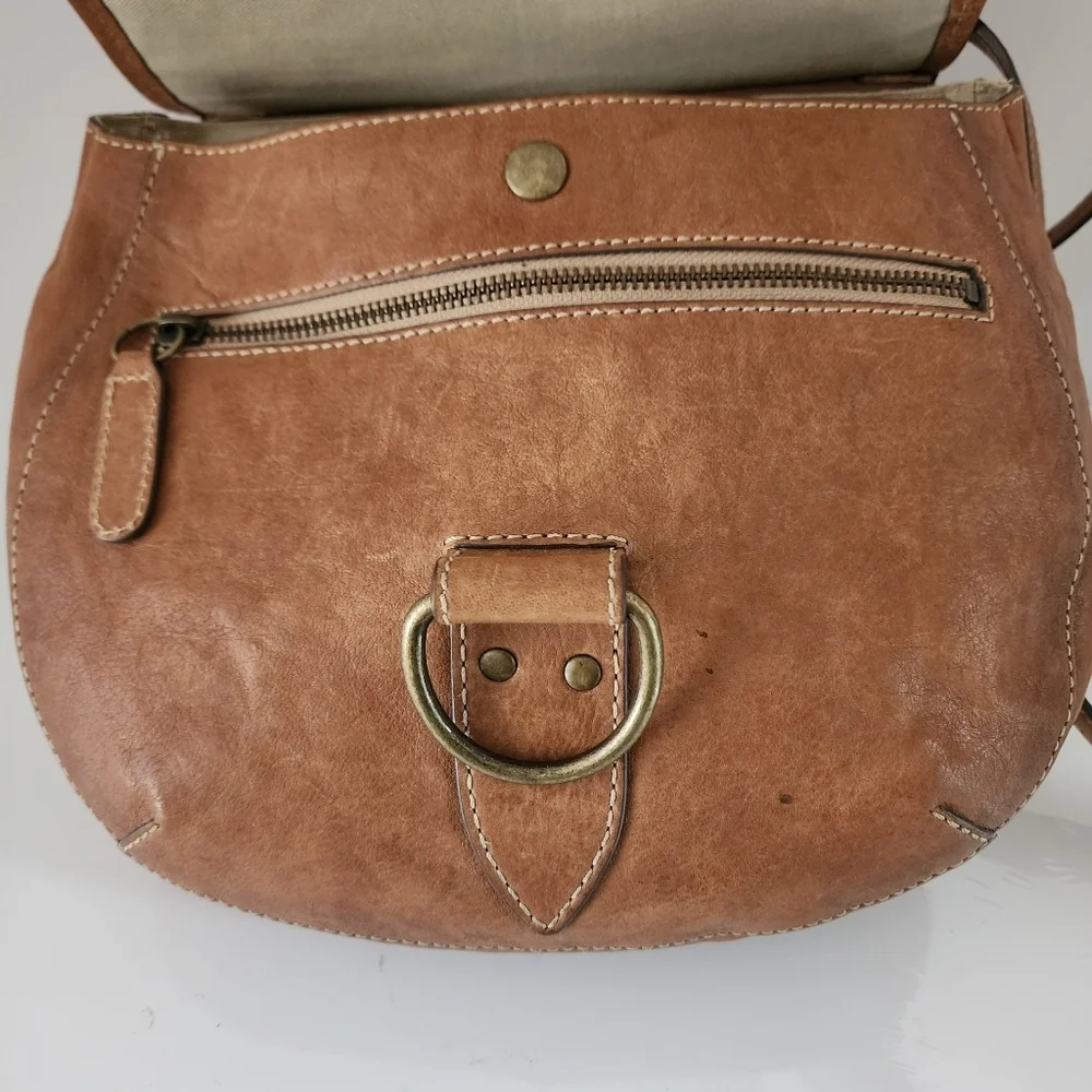 FRYE LEATHER CROSSBODY BAG